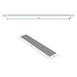 Straight Extension Panel "Lean", Pre-grooved
72 in. x 12 in. sloped 1/4 in./ft (1829 x 305 mm sloped 2%)
sheet
US3000036