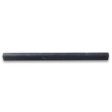 Nero Marquina Black Marble 5/8x12 Pencil Liner Trim Molding Honed