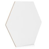 Element Bianco (White) 9.25x10.5 Hexagon