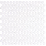 Onix Penny Round White Shiny