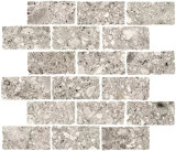 Stelvio Grigio Natural Muretto 2x4 Brick Mosaics