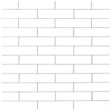 Ice White Matte 2x8 Ceramic Wall Tiles