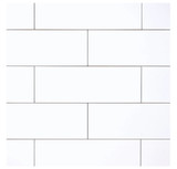 Ice White Matte 4.25x16 Ceramic Wall Tile