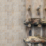 Walnut Travertine 2″ X 2″ Square Tumbled