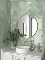 Santorini Mint Gloss 2.6x16 Gloss Ceramic Wall Tiles