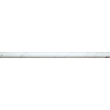 Italian Carrara Premium Polished Pencil 3/4x12 Marble Pencil Liner