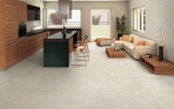 Alpi Porcelain Tile Collection: Almond 12x24, 2x2 Square Mosaic, 3x24 Bullnose Tiles