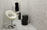 Track Art Bianco 12x36 Decorative Wall Tile