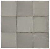 Mediterranea Gris Gloss  5"x5" Ceramic Wall Tile