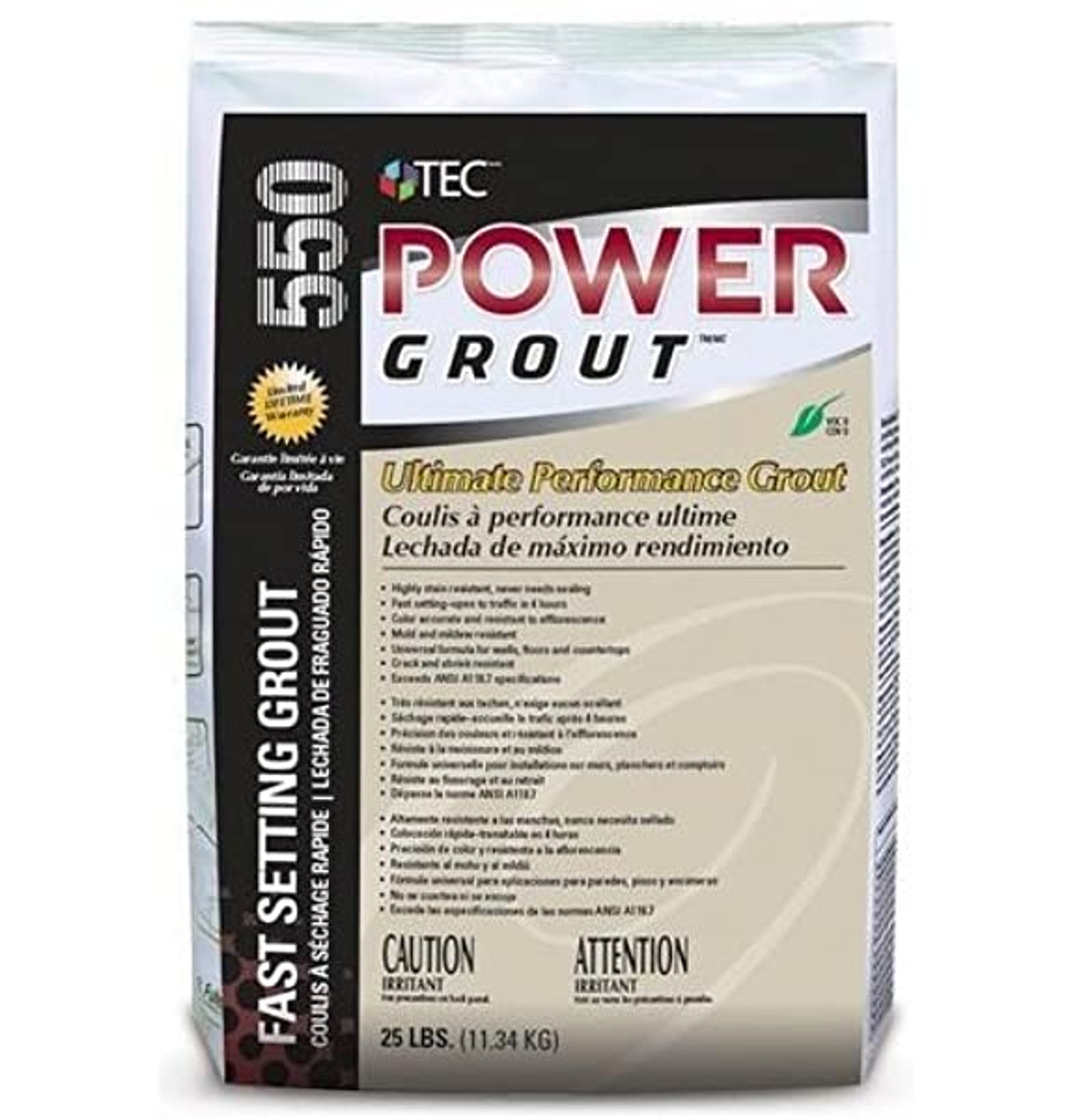 TEC Power Grout 550 Antique White #940- 25 lbs Tec Power Grout