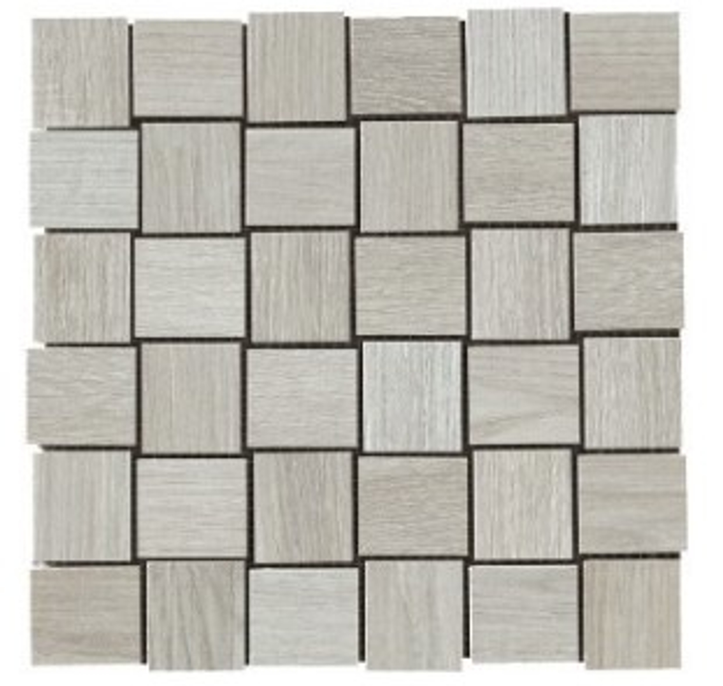 Kingwood White 2x2 Mosaics 12x12 Mesh