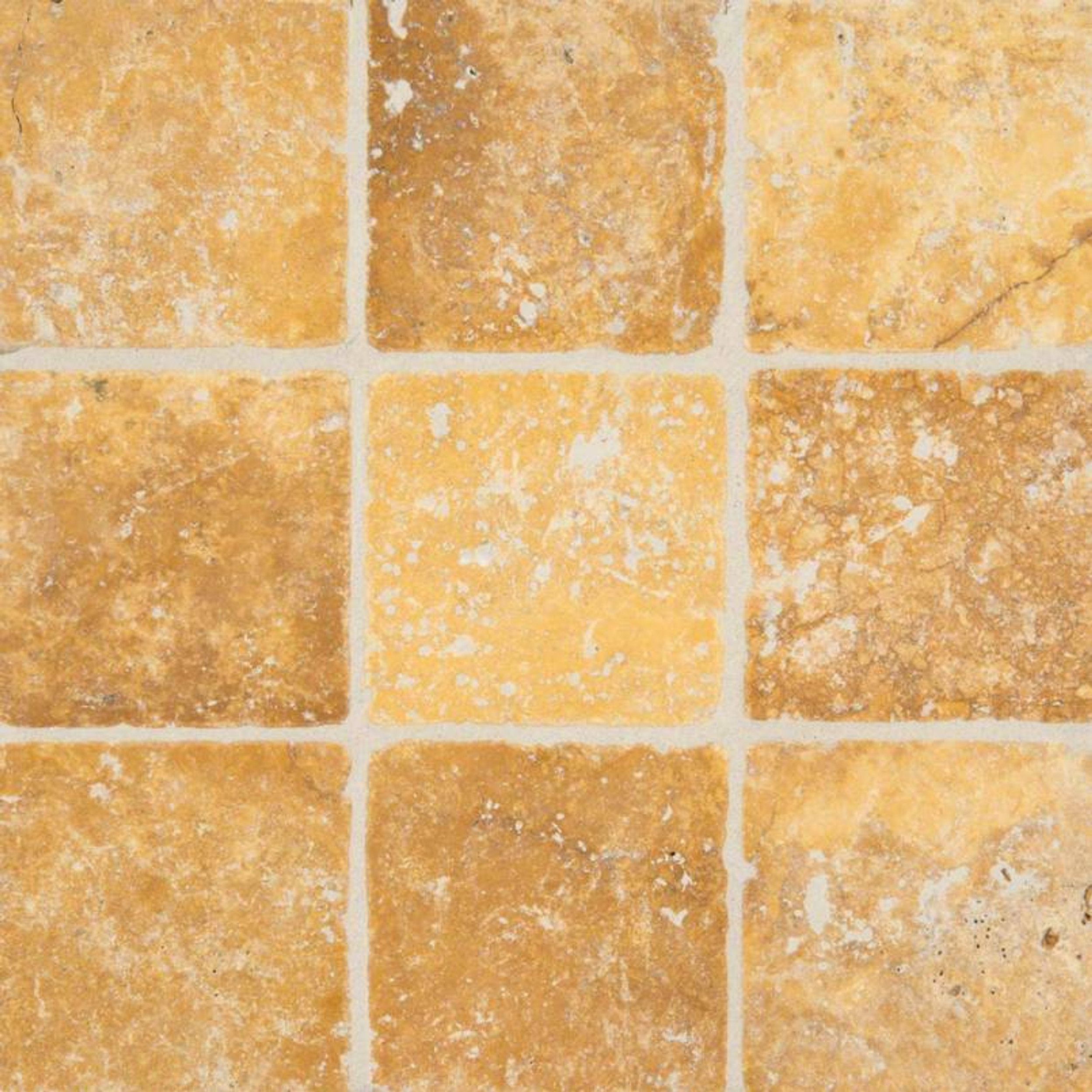 6063 DYT Golden Marble Tumbled 4x4