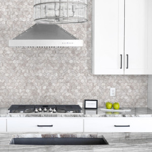 2" Marble Mosaic Hexagon Tiles