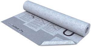 Wedi Subliner Dry Mat - Crack Isolation and Waterproofing Membrane (322 sq ft roll)
Wedi Subliner Dry is a waterproof, thin-layer, crack isolating sealing membrane made from highly tear-resistant polyethylene film, which offers optimum connection to tile laying materials thanks to its dual-sided special fleece lamination. The installation over preexisting wall surfaces is smooth and any thinset suitable for the tile or stone finish may be used on top of the Wedi system. Wedi Subliner Dry is part of the Wedi Waterproof System which includes Wedi Sealing Tape, prefabricated corner tape, and plumbing fixture collars as well as Wedi bonding flange drains, sold separately.
Also available in inside and outside corners.
Sold by linear foot. 3' 3" wide.
Wedi Subliner Dry features:
    Waterproof
    Water vapor retardant
    Flexible and crack-bridging
    High tear-resistance
    Alkaline resistant
    Aging-resistant
    Non-decomposing
    Quickly installed
    Easy to install
    Low overall height
    Can be used on hot-water underfloor heating
    Strong adhesion of Wedi laying materials
    Chemical resistance in accordance with DIN EN 1847
    Suitable for application on hot-water floor heating systems
    Suitable for application under electric floor heating systems Wedi Subliner Dry Mat - Crack Isolation and Waterproofing Membrane (322 sq ft roll)
Wedi Subliner Dry is a waterproof, thin-layer, crack isolating sealing membrane made from highly tear-resistant polyethylene film, which offers optimum connection to tile laying materials thanks to its dual-sided special fleece lamination. The installation over preexisting wall surfaces is smooth and any thinset suitable for the tile or stone finish may be used on top of the Wedi system. Wedi Subliner Dry is part of the Wedi Waterproof System which includes Wedi Sealing Tape, prefabricated corner tape, and plumbing fixture collars as well as Wedi bonding flange drains, sold separately.
Also available in inside and outside corners.
Sold by linear foot. 3' 3" wide.
Wedi Subliner Dry features:
    Waterproof
    Water vapor retardant
    Flexible and crack-bridging
    High tear-resistance
    Alkaline resistant
    Aging-resistant
    Non-decomposing
    Quickly installed
    Easy to install
    Low overall height
    Can be used on hot-water underfloor heating
    Strong adhesion of Wedi laying materials
    Chemical resistance in accordance with DIN EN 1847
    Suitable for application on hot-water floor heating systems
    Suitable for application under electric floor heating systems