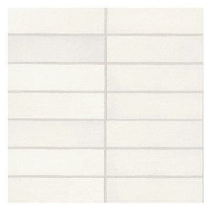 Fathom White Matte 2.5"x10" Ceramic Wall Tiles Fathom White Matte 2.5"x10" Ceramic Wall Tiles