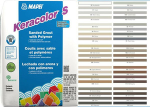 Mapei Kera color Sanded Charcoal #47 Grout 25 lb. bags Sanded Mapei Mapei Kera color Sanded Charcoal #47 Grout 25 lb. bags Sanded Mapei