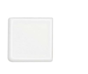 Ice White Gloss 3x3 Double Bullnose (2 Sides Finished)