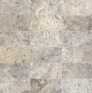 12" x 24" Silver Travertine Crosscut Honed & Filled 12" x 24" Silver Travertine Crosscut Honed & Filled