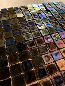 Glass RG011 IR 1x1 squares 13x13 Mosaics $9.99 SF Glass RG011 IR 1x1 squares 13x13 Mosaics $9.99 SF