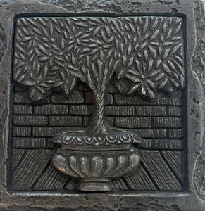 FACES OF NATURE CAST INSERT SILVER CAST TREE OF LIFE 4"X4" TILES FACES OF NATURE CAST INSERT SILVER CAST TREE OF LIFE 4"X4" TILES