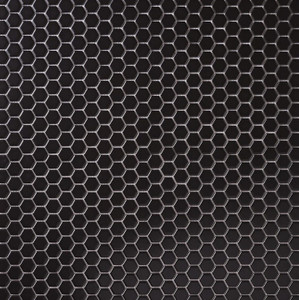 Alameda Black Matte 1" Hexagon Mosaics 12"x12" Alameda Black Matte 1" Hexagon Mosaics 12"x12"