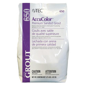 TEC® AccuColor® Sable #925 Premium Sanded Grout 650 - 9.75 lbs. TEC® AccuColor® Sable #925 Premium Sanded Grout 650 - 9.75 lbs.