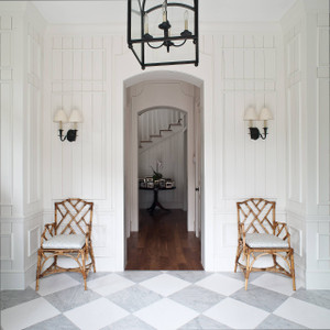 Carrara Honed 12x12 & Thassos Greek Marble Honed 12x12 Checker Board Pattern Carrara Honed 12x12 & Thassos Greek Marble Honed 12x12 Checker Board Pattern