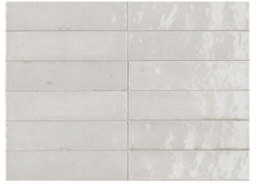 Clay Collection Bianco 2 3/8"x 9 7/16" Gloss Tiles Clay Collection Bianco 2 3/8"x 9 7/16" Gloss Tiles
