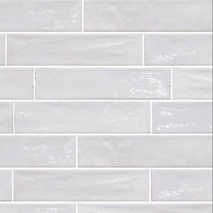 Memory White 2 1/2" x10” Gloss Porcelain Tiles Memory White 2 1/2" x10” Gloss Porcelain Tiles