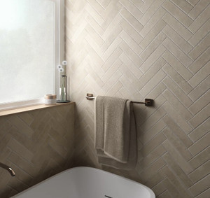 Argile 2.5" x 10" Porcelain Tile - Siena Herringbone Wall Argile 2.5" x 10" Porcelain Tile - Siena Herringbone Wall