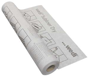 Wedi Subliner Dry Tileable Waterproofing Sheet Membrane - 323 sqft 39 in. x 98 ft. (323 sqft) 1 roll US5000005 Wedi Subliner Dry Tileable Waterproofing Sheet Membrane - 323 sqft 39 in. x 98 ft. (323 sqft) 1 roll US5000005
