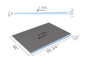wedi Fundo® Linear Shower Extension
66 3/4 in. x 48 in. Extension Module Height/Thickness: 1 3/8 in. – 2 3/16 in.
-
1 pc
075100051 wedi Fundo® Linear Shower Extension
66 3/4 in. x 48 in. Extension Module Height/Thickness: 1 3/8 in. – 2 3/16 in.
-
1 pc
075100051