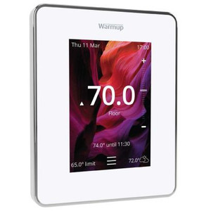 Warmup 6iE NEW Wi-Fi Smart Thermostat White Uses MyHeating App Warmup 6iE NEW Wi-Fi Smart Thermostat White Uses MyHeating App