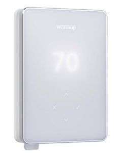 Warmup Terra Basic Wi-Fi Smart Thermostat White Uses MyHeating App Warmup Terra Basic Wi-Fi Smart Thermostat White Uses MyHeating App
