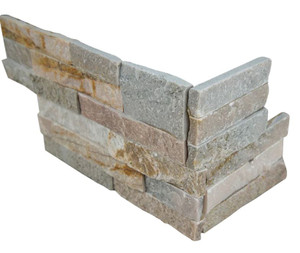 Golden Honey Ledgerstone 6x12 Corners