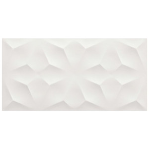 16''x32'' 3D Wall Design Diamond White Matt 16''x32'' 3D Wall Design Diamond White Matt