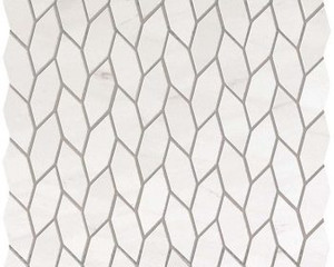 Marvel Stone Bianco Dolomite Twist Mosaics Lapp/Matte Mix Marvel Stone Bianco Dolomite Twist Mosaics Lapp/Matte Mix