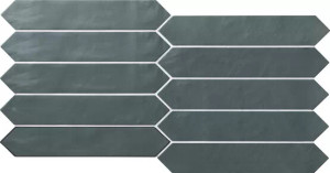 Switch OFF Victorian Green Matte 1.75x9.5 Ceramic Picket Wall Tiles Switch OFF Victorian Green Matte 1.75x9.5 Ceramic Picket Wall Tiles