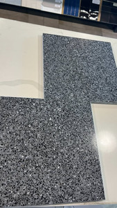 Black Polished Terrazzo Tile 12"x12" $11.99 SF Black Polished Terrazzo Tile 12"x12" $11.99 SF