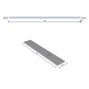 Wedi Shower Base Extension - 72" x 12" (US3000036) Wedi Shower Base Extension - 72" x 12" (US3000036)