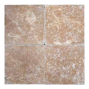 Noce Premium Travertine 6×6 Tumbled Noce Premium Travertine 6×6 Tumbled