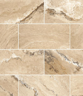 Luna Honed & Filled 12x24 Travertine Tile