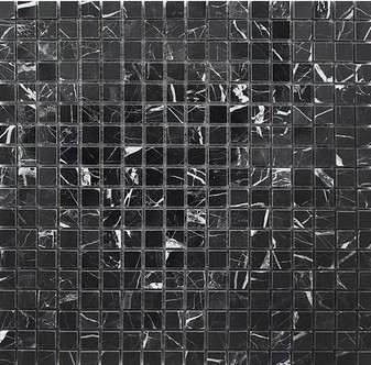 Nero Marquinia 5/8 X 5/8 Polished