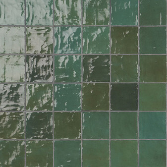Trinity Green Gloss 4"x4" Ceramic Tiles