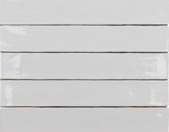 Zellige White Gloss 2.5"x16" Ceramic Wall Tiles