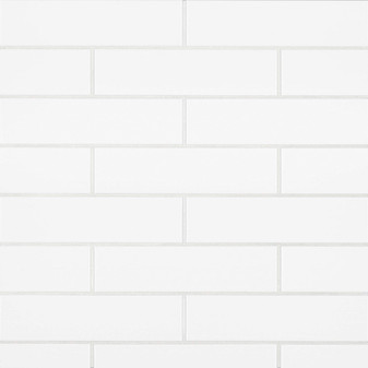Ice White Gloss 3"x12" Ceramic Wall Tiles