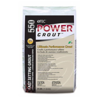 TEC Power Grout 550 #933 Standard Gray 25 lbs Tec Power Grout 
