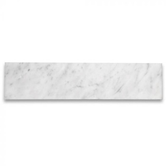 Carrara White Marble 3x12 Subway Tile Honed