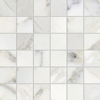 Calacatta Gold 2×2 Polished Square Mosaic