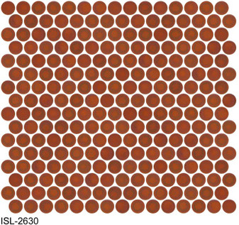 Penny Round ISL-2630 Polished Red Bird 12"x12"